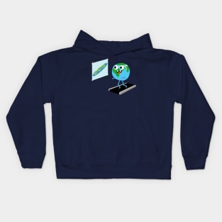 Flat Earth Kids Hoodie